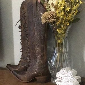 OTK Junk Gypsy Lace-up Boots.